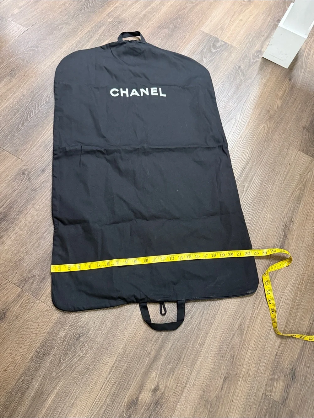 Chanel Cotton Garment Bag Foldable with Zipper and Handles